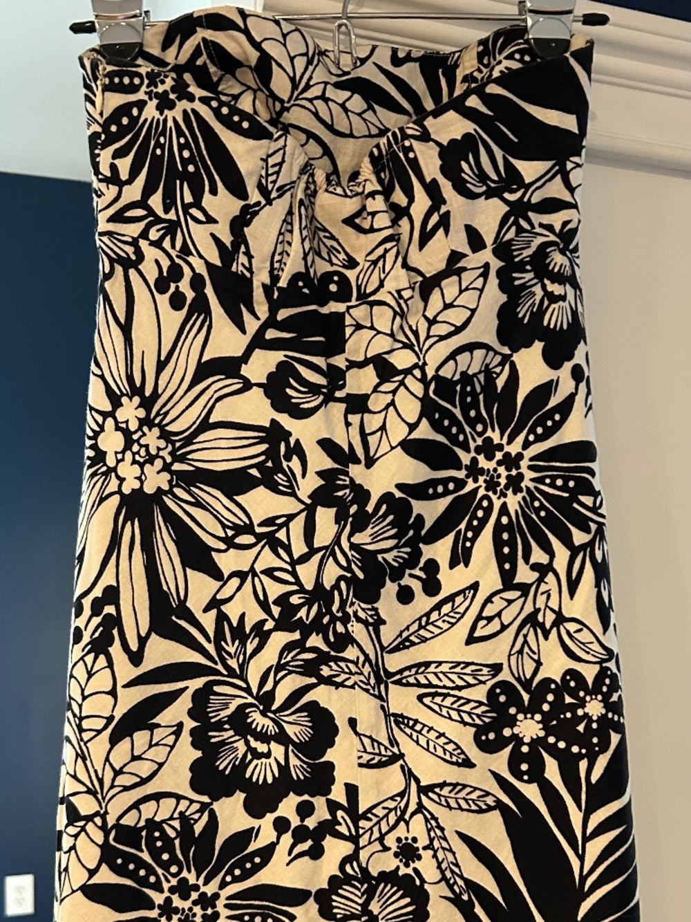 Strapless Floral Summer Dress